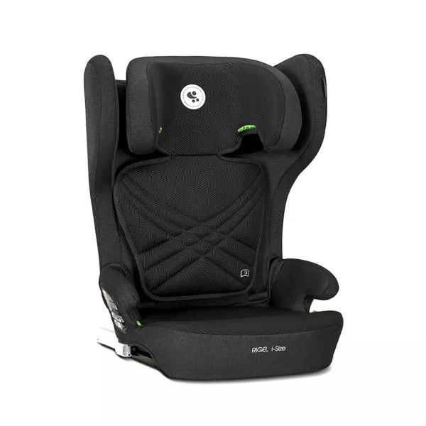 Scaun auto pentru copii, Rigel, i-Size, Isofix, pliabil pentru depozitare usoara, tetiera reglabila, 3 ani-12 ani, 100-150 cm, Black 2