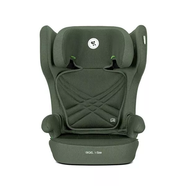 Scaun auto pentru copii, Rigel, i-Size, Isofix, pliabil pentru depozitare usoara, tetiera reglabila, 3 ani-12 ani, 100-150 cm, Green 3