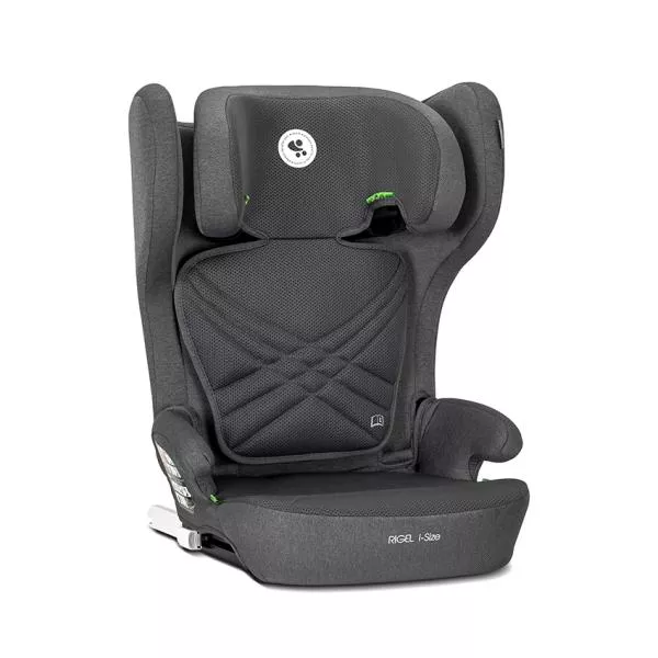 Scaun auto pentru copii, Rigel, i-Size, Isofix, pliabil pentru depozitare usoara, tetiera reglabila, 3 ani-12 ani, 100-150 cm, Grey 2