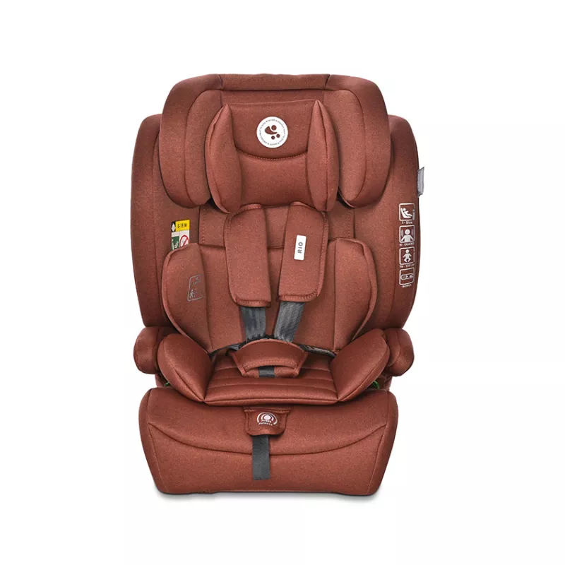 Scaun auto pentru copii Rio, i-Size, Isofix, 76-150 cm, 15 Luni-12 Ani, Ginger 2