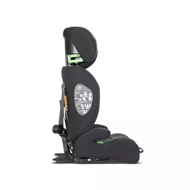Scaun auto pentru copii, Rio, Isofix, 76-150 cm, 15 Luni-12 Ani, tetiera reglabila prin mecanism Black 7