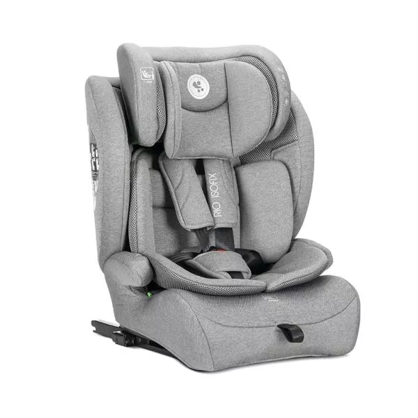 Scaun auto pentru copii, Rio, Isofix, 76-150 cm, 15 Luni-12 Ani, tetiera reglabila prin mecanism Grey 3
