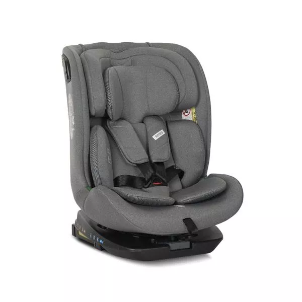 Scaun auto pentru copii, Rodeo, i-Size, Isofix, rotativ, 0 luni-12 ani, 40-150 cm, Grey 1