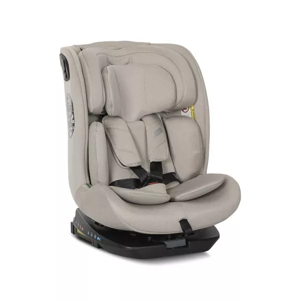 Scaun auto pentru copii, Rodeo, i-Size, Isofix, rotativ, 0 luni-12 ani, 40-150 cm, Beige 1