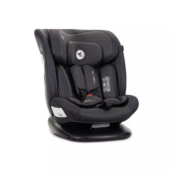 Scaun auto pentru copii, Sagitta, i-Size, rotativ 360, protectie laterala SPS, spatar reglabil, 0-12 ani,  40-150 cm, SPS, Black 2