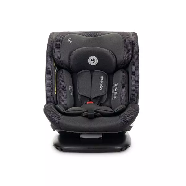 Scaun auto pentru copii, Sagitta, i-Size, rotativ 360, protectie laterala SPS, spatar reglabil, 0-12 ani,  40-150 cm, SPS, Black 3