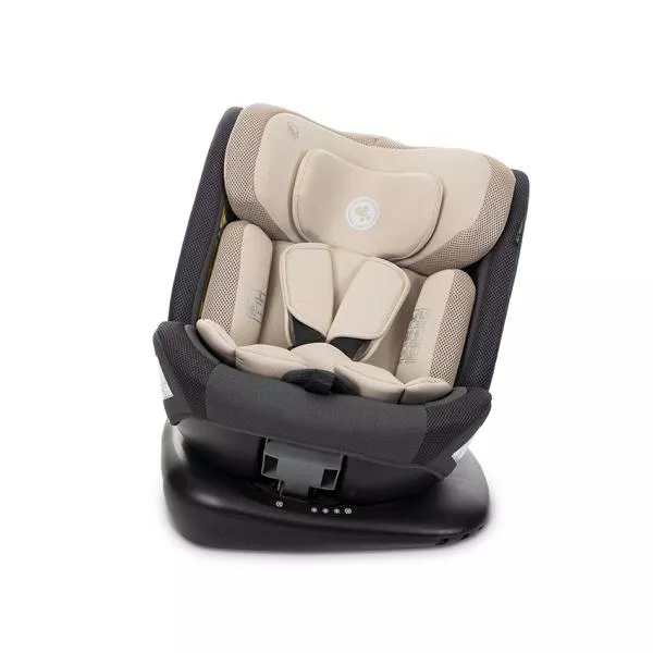 Scaun auto pentru copii, Sagitta, i-Size, rotativ 360, protectie laterala SPS, spatar reglabil, 0-12 ani,  40-150 cm, SPS, Beige 5