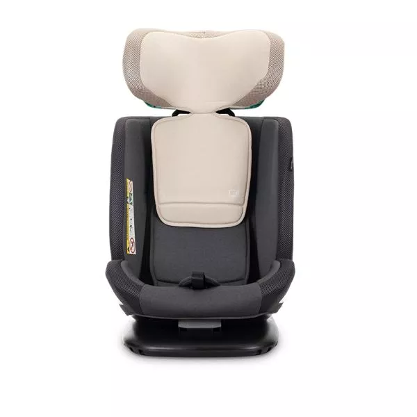 Scaun auto pentru copii, Sagitta, i-Size, rotativ 360, protectie laterala SPS, spatar reglabil, 0-12 ani,  40-150 cm, SPS, Beige 7