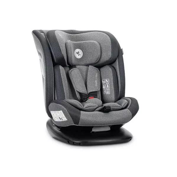 Scaun auto pentru copii, Sagitta, i-Size, rotativ 360, protectie laterala SPS, spatar reglabil, 0-12 ani,  40-150 cm, SPS, Grey 2