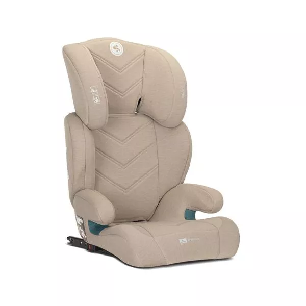 Scaun auto pentru copii, Speed GT, i-Size, Isofix, poate fi folosit ca inaltator auto, 3-12 Ani, 100-150 cm, Beige 1