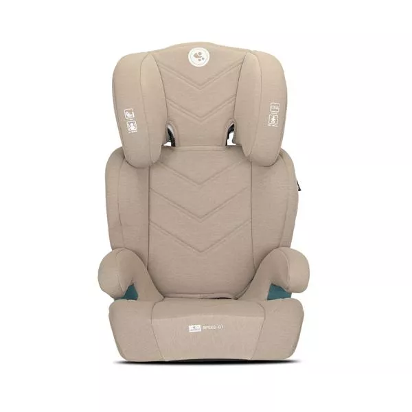Scaun auto pentru copii, Speed GT, i-Size, Isofix, poate fi folosit ca inaltator auto, 3-12 Ani, 100-150 cm, Beige 2