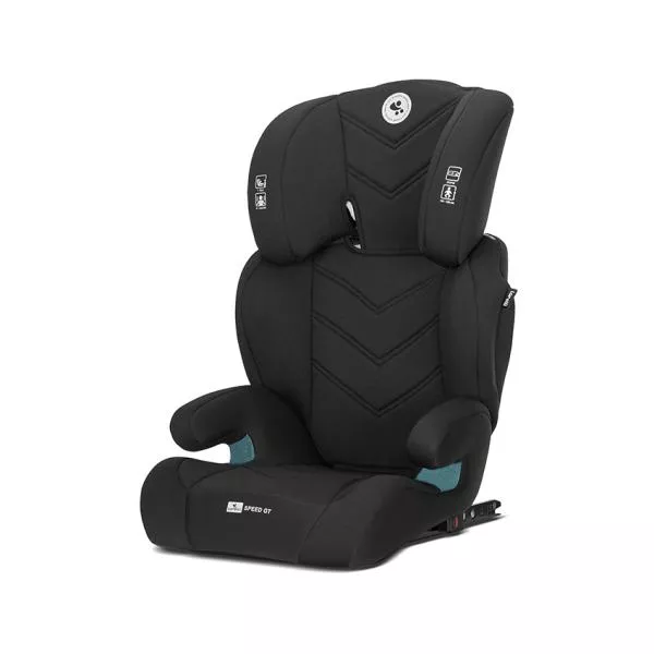 Scaun auto pentru copii, Speed GT, i-Size, Isofix, 2 in 1, transformabil in inaltator auto, tetiera reglabila multiple pozitii, 3-12 Ani, 100-150 cm, Black 3