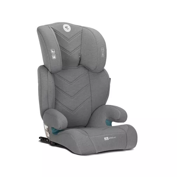 Scaun auto pentru copii, Speed GT, i-Size, Isofix, 2 in 1, transformabil in inaltator auto, tetiera reglabila multiple pozitii, 3-12 Ani, 100-150 cm, Grey 1