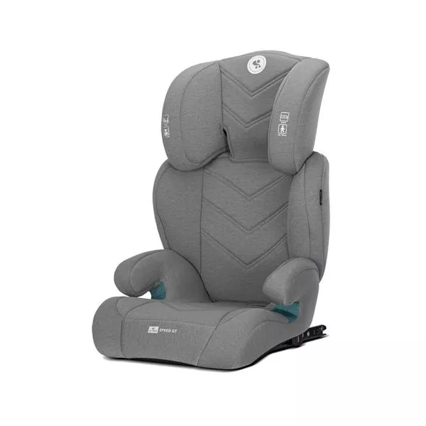 Scaun auto pentru copii, Speed GT, i-Size, Isofix, 2 in 1, transformabil in inaltator auto, tetiera reglabila multiple pozitii, 3-12 Ani, 100-150 cm, Grey 3