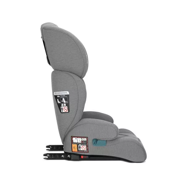 Scaun auto pentru copii, Speed GT, i-Size, Isofix, 2 in 1, transformabil in inaltator auto, tetiera reglabila multiple pozitii, 3-12 Ani, 100-150 cm, Grey 4