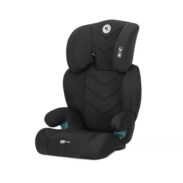 Scaun auto pentru copii, Speed, i-Size, poate fi folosit ca inaltator auto, 3-12 Ani, 100-150 cm, Black 3