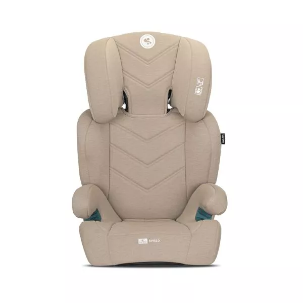 Scaun auto pentru copii, Speed, i-Size, poate fi folosit ca inaltator auto, 3-12 Ani, 100-150 cm, Beige 2