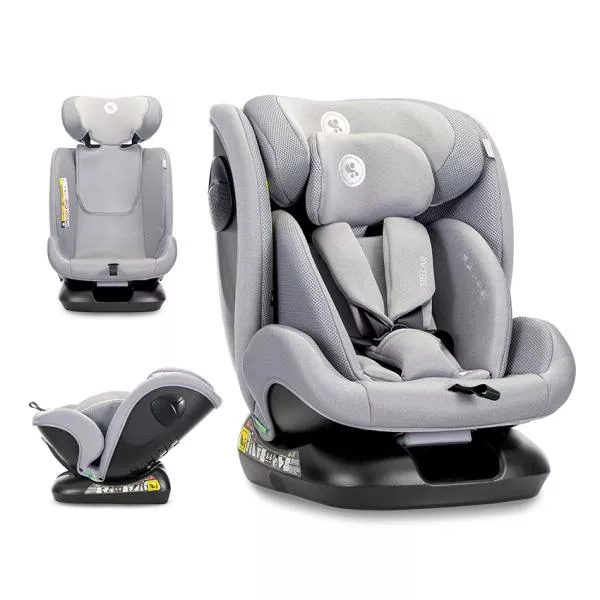Scaun auto pentru copii, Stellar, tetiera reglabila, spatar reglabil, 0-12 ani,  40-150 cm, SPS, Grey 1