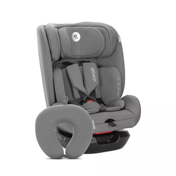 Scaun auto pentru copii, Voyager, i-Size, inclusa pernuta de calatorie, 0 luni-12 ani, 40-150 cm, Grey 1