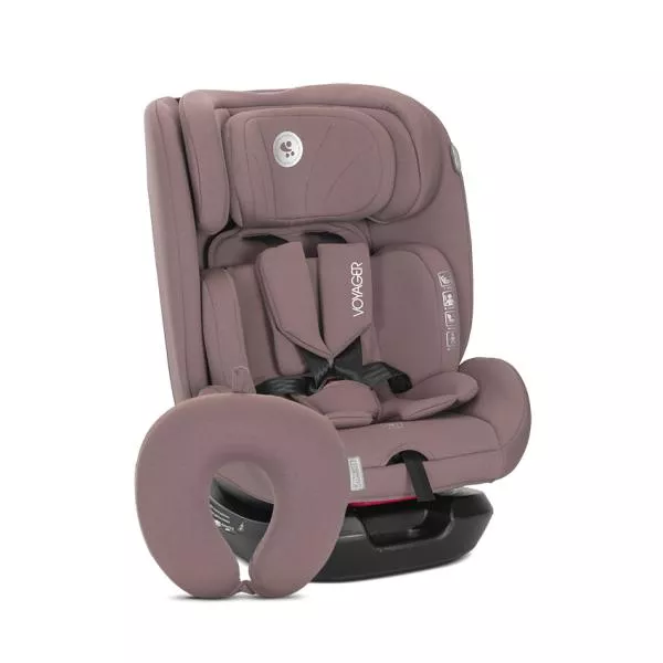 Scaun auto pentru copii, Voyager, i-Size, inclusa pernuta de calatorie, 0 luni-12 ani, 40-150 cm, Pink 1