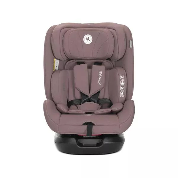 Scaun auto pentru copii, Voyager, i-Size, inclusa pernuta de calatorie, 0 luni-12 ani, 40-150 cm, Pink 3