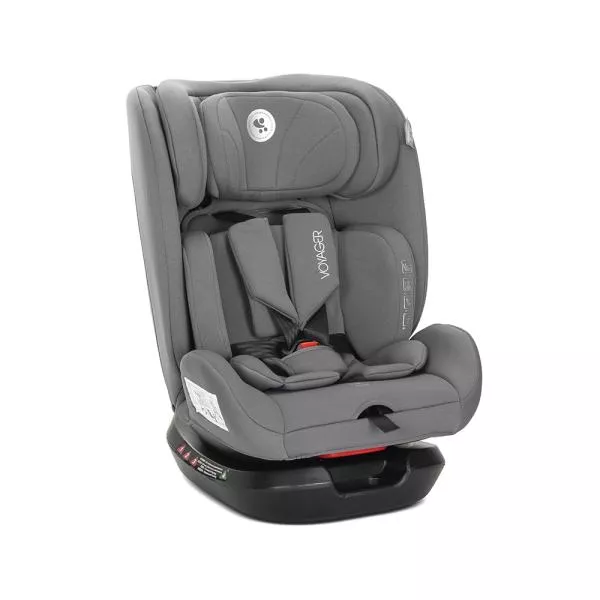Scaun auto pentru copii, Voyager, i-Size, inclusa pernuta de calatorie, tetiera reglabila, 0 luni-12 ani, 40-150 cm, Grey 2