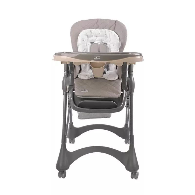 Scaun de masa, Bellissimo, reglabil multiple pozitii, Almond Beige 2