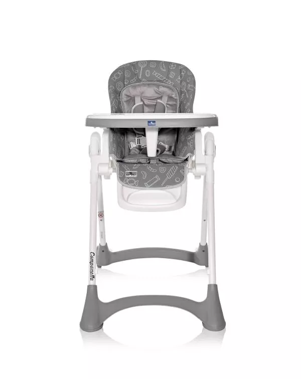 Scaun de masa, Campanella, reglabila, 6-36 luni, Grey Candy 2