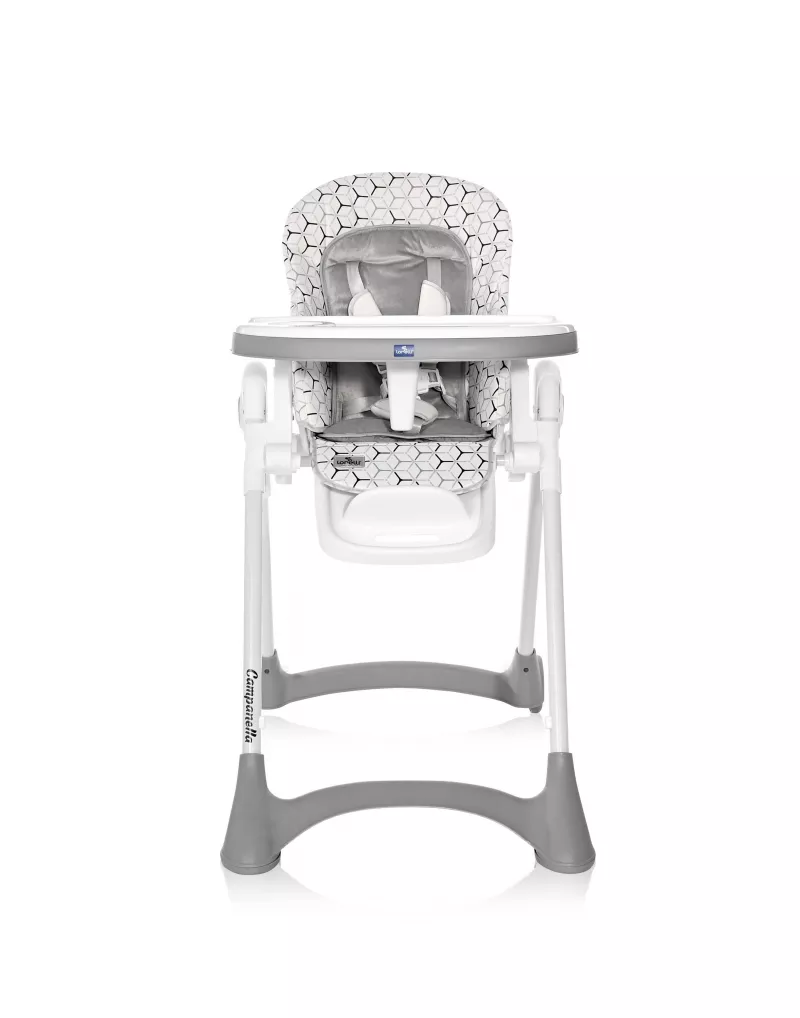 Scaun de masa, Campanella, reglabil, 6-36 luni, Grey Net 2