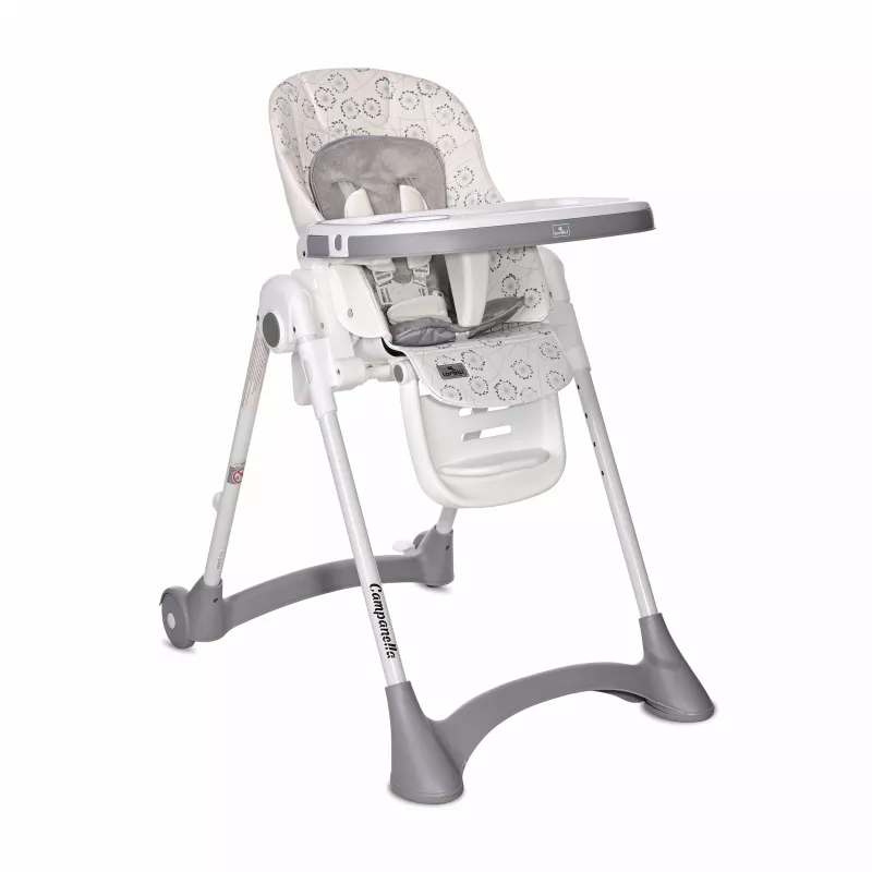 Scaun de masa, Campanella, reglabil, 6-36 luni, White Fluff 1