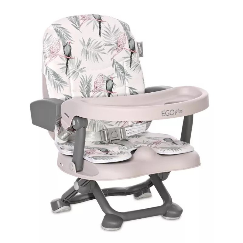 Scaun de masa, Ego Plus, Booster, pliabil si reglabil, Grey Parrots 1