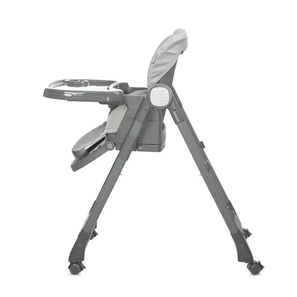 Scaun de masa inalt pentru copii 3 in 1, Chef, reglabil mutiple pozitii, Grey Leather 4