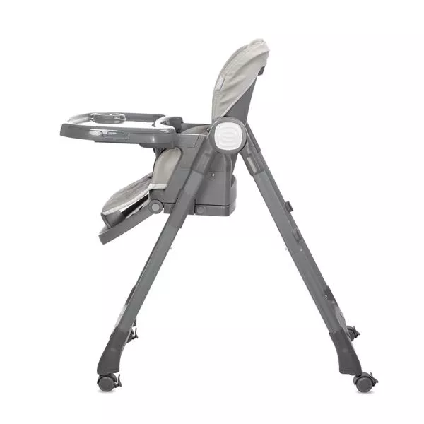 Scaun de masa inalt pentru copii 3 in 1, Chef, reglabil mutiple pozitii, Beige Leather 4