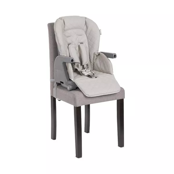 Scaun de masa inalt pentru copii 3 in 1, Chef, reglabil mutiple pozitii, Beige Leather 5