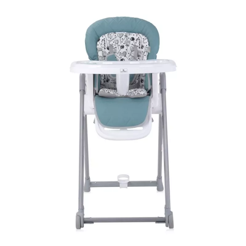 Scaun de masa Party, spatar reglabil, cadru aluminiu, pliere compacta, Albastru Arctic Leather 2