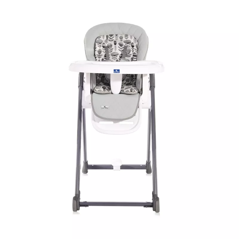 Scaun de masa Party, spatar reglabil, cadru aluminiu, pliere compacta, Gri Cool Leather 2