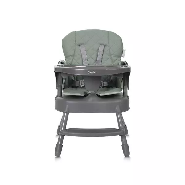 Scaun de masa pentru copii 3 in 1, Siesta, Green Leather 6