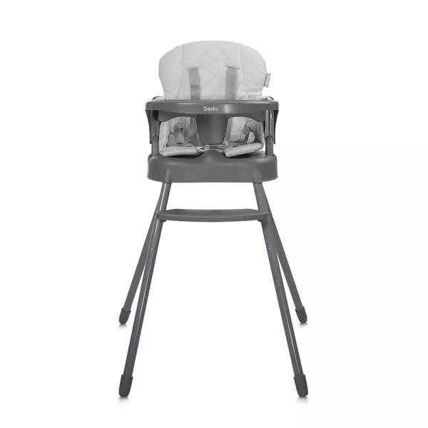 Scaun de masa pentru copii 3 in 1, Siesta, Grey Leather 3