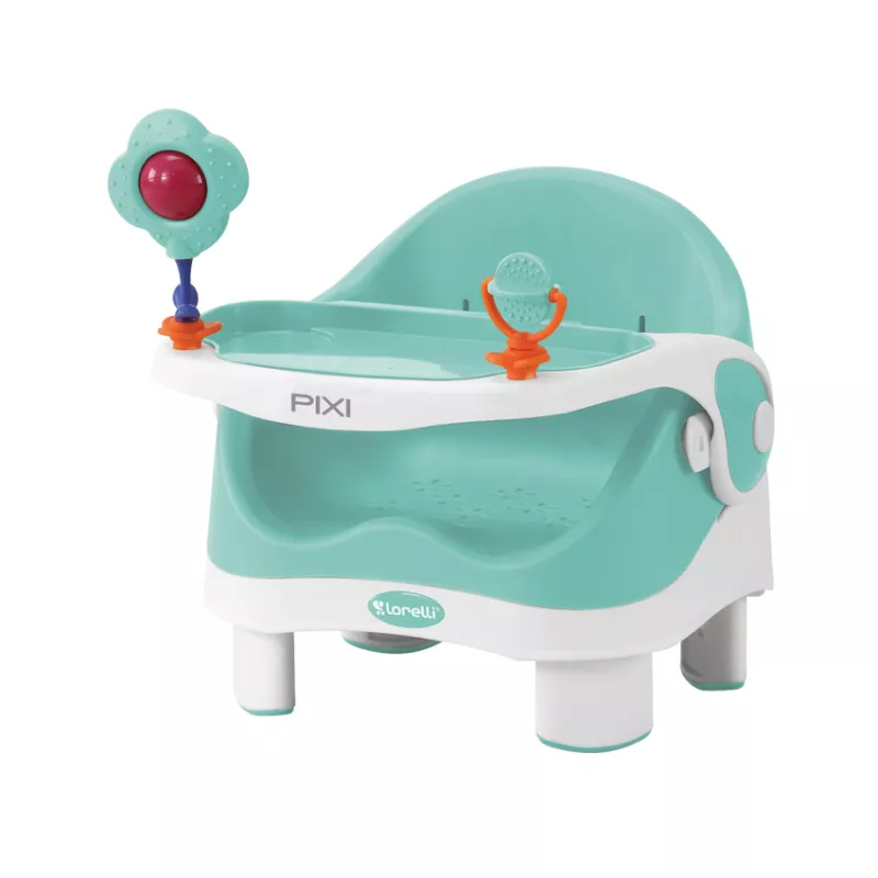 Scaun de masa, Pixi, Booster, Green & White 1