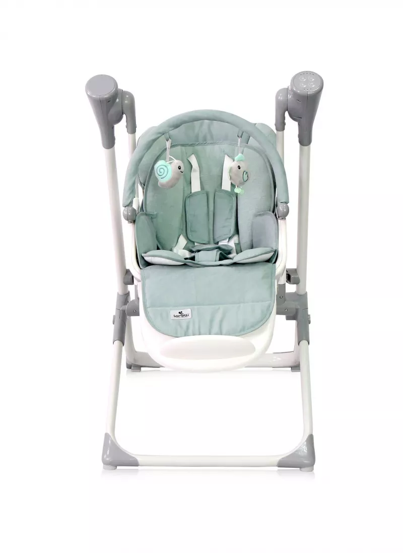 Scaun de masa si leagan electric, Ventura, Frosty Green Stars 5