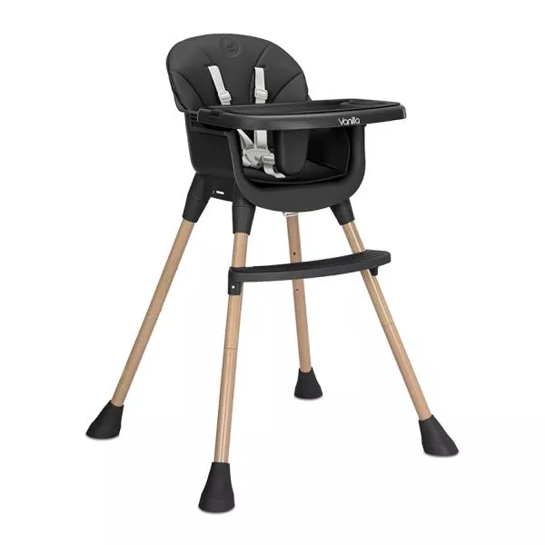 Scaun inalt de masa, Lorelli, Vanilla, 3 in 1, de la 6 luni pana la 6 ani (26kg), Black 2