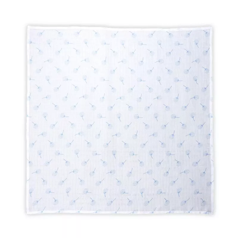 Scutec pled din muselina 80x80 cm, Aquatic Floral 1