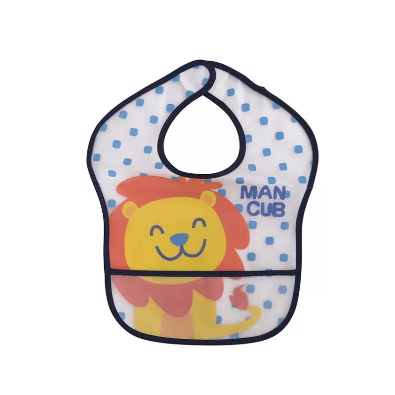 Set 2 bavete impermeabile peva, 28,5 x 36 cm, inchidere cu banda velcro, baietei 3
