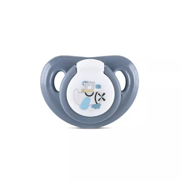 Set 2 suzete cu capac, silicon moale, 0 luni+, Cameo Blue Set 2 suzete cu capac, silicon moale, 0 luni+, Cameo Blue 2