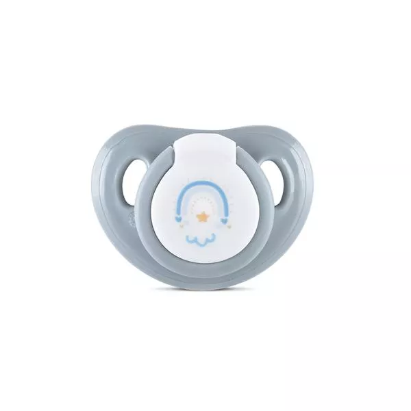 Set 2 suzete cu capac, silicon moale, 0 luni+, Cameo Blue Set 2 suzete cu capac, silicon moale, 0 luni+, Cameo Blue 5