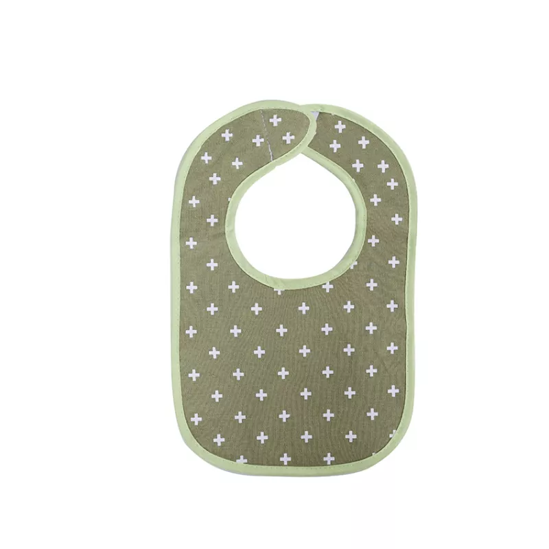 Set 3 bavete bumbac si peva, 30 x 19 cm, inchidere cu banda velcro, unisex 2