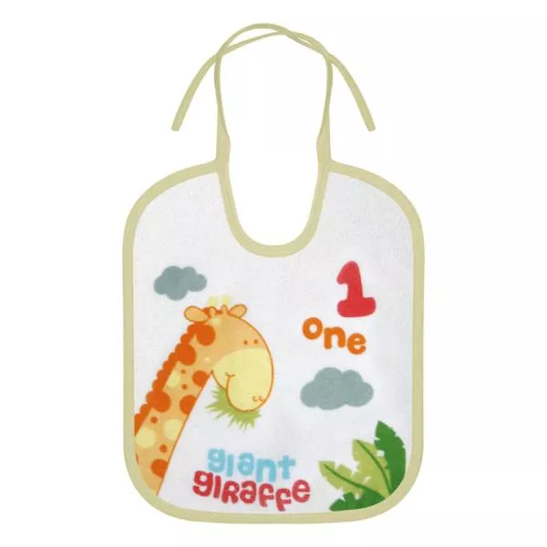 Set 3 bavete nou-nascut, small, bumbac, inchidere cu snur 4