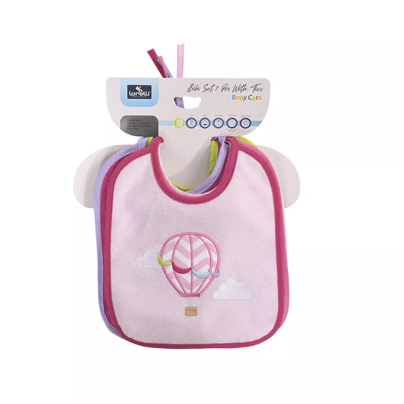 Set 7 bavete bumbac, 23 X 20 cm, inchidere cu snur, fetite 9