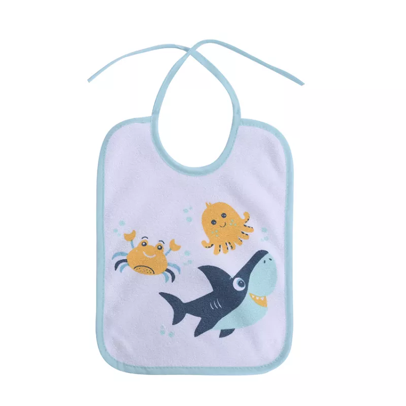 Set 7 bavete, bumbac ambele fete, 20 X 25,5 cm, inchidere cu snur, baietei 2