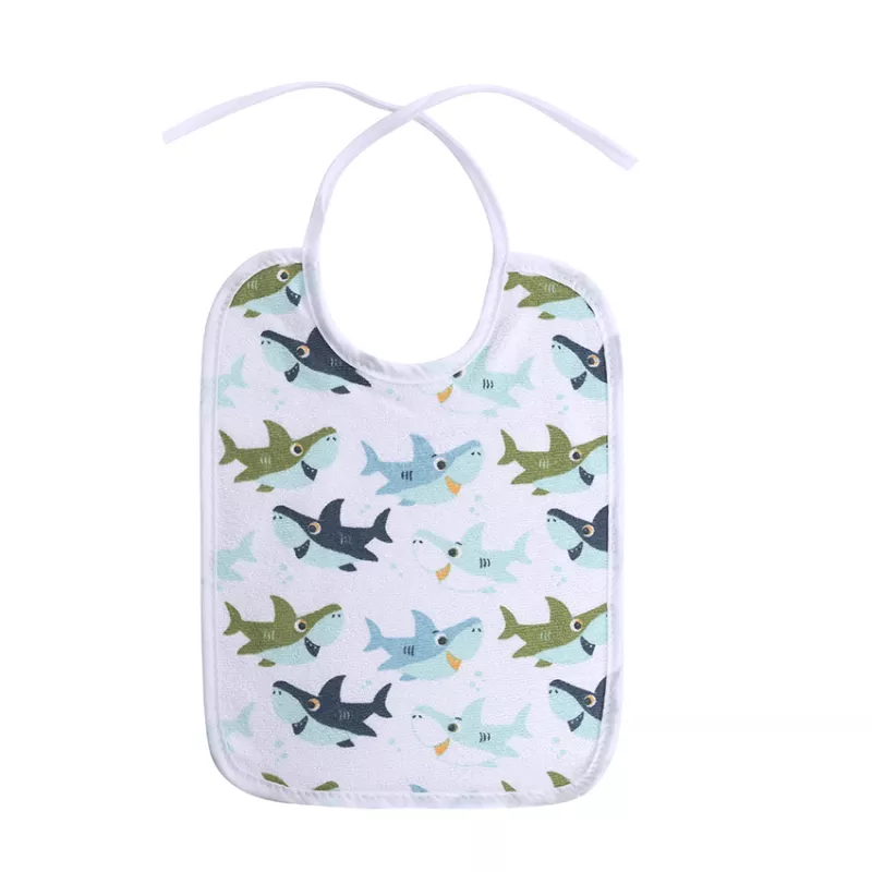 Set 7 bavete, bumbac ambele fete, 20 X 25,5 cm, inchidere cu snur, baietei 8
